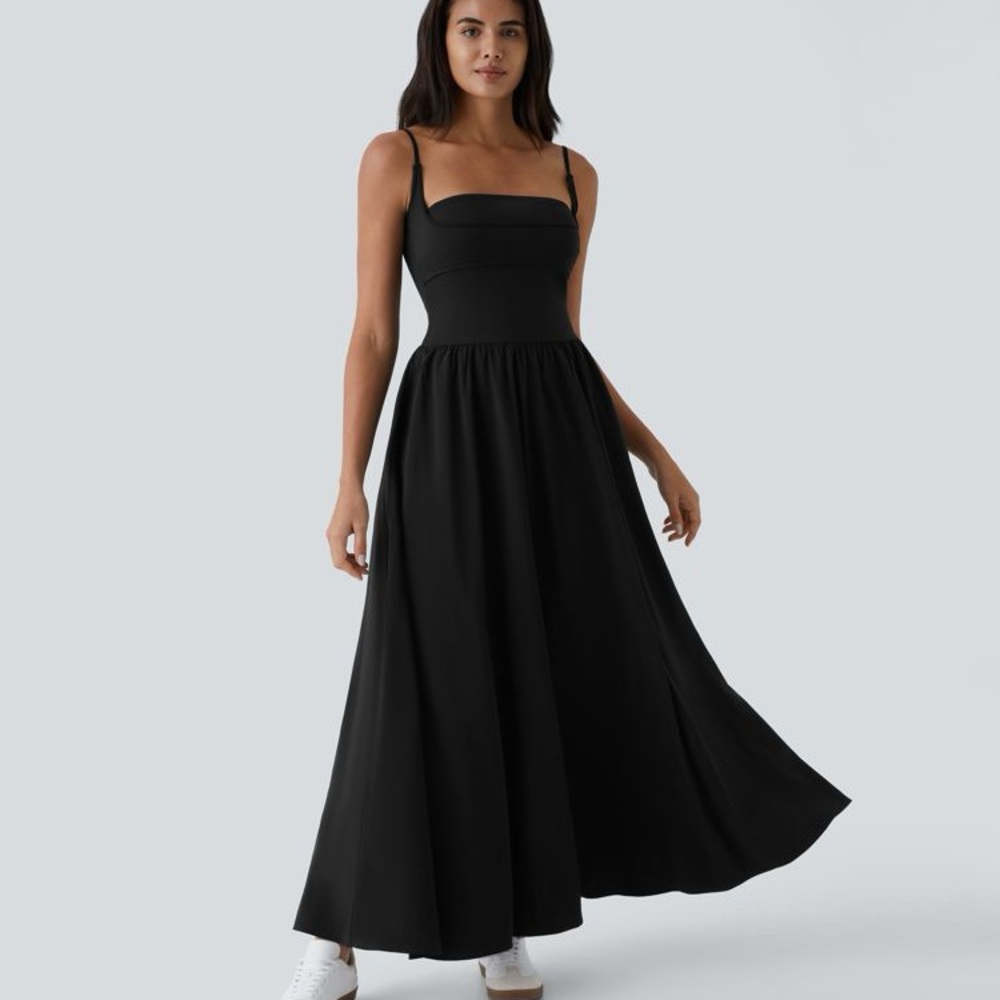 HALARA Black Maxi Dress